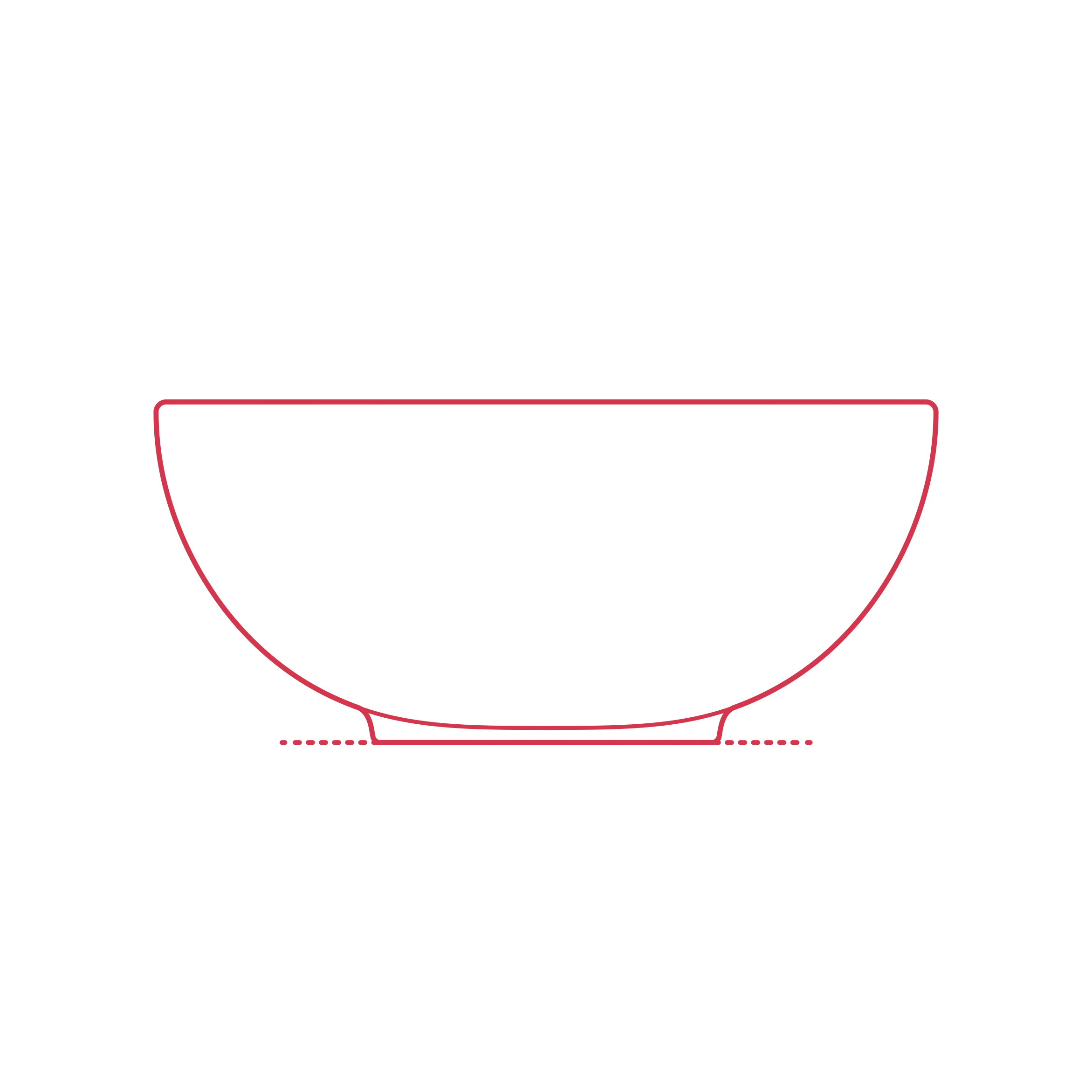 Objects Bowls Ikea Fargklar Bowl 4.5 Inch Craft Design Svg File Free Vectors